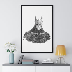 KAIJU NO. 8 BLACK & WHITE FRAMED POSTER KAIJU NO. 8 BLACK & WHITE FRAMED POSTER