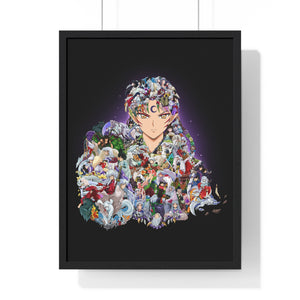 SESSHOMARU COLOR FRAMED POSTER SESSHOMARU COLOR FRAMED POSTER