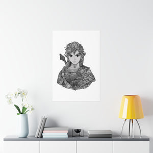 LINK BLACK & WHITE POSTER LINK BLACK & WHITE POSTER