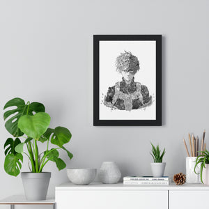 TODOROKI BLACK & WHITE FRAMED POSTER TODOROKI BLACK & WHITE FRAMED POSTER