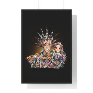 KENPACHI COLOR FRAMED POSTER KENPACHI COLOR FRAMED POSTER