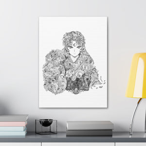 SESSHOMARU BLACK & WHITE CANVAS SESSHOMARU BLACK & WHITE CANVAS