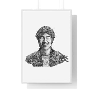 AKIRA TORIYAMA BLACK & WHITE FRAMED POSTER AKIRA TORIYAMA BLACK & WHITE FRAMED POSTER