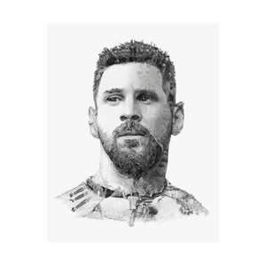 MESSI 2023 BLACK & WHITE POSTER MESSI 2023 BLACK & WHITE POSTER