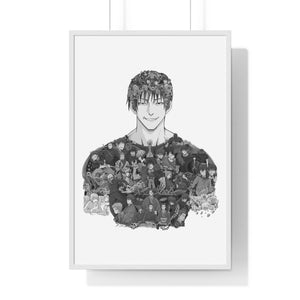 TOJI BLACK & WHITE FRAMED POSTER TOJI BLACK & WHITE FRAMED POSTER