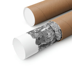 MIKASA BLACK & WHITE POSTER MIKASA BLACK & WHITE POSTER