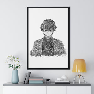 ZENITSU BLACK & WHITE FRAMED POSTER ZENITSU BLACK & WHITE FRAMED POSTER