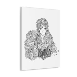 SESSHOMARU BLACK & WHITE CANVAS SESSHOMARU BLACK & WHITE CANVAS