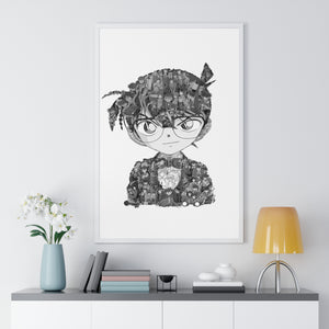 CONAN BLACK & WHITE FRAMED POSTER CONAN BLACK & WHITE FRAMED POSTER