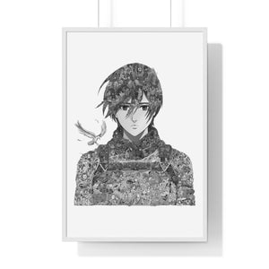 MIKASA BLACK & WHITE FRAMED POSTER MIKASA BLACK & WHITE FRAMED POSTER