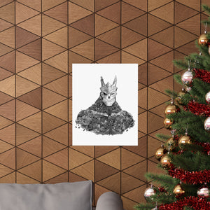 KAIJU NO. 8 BLACK & WHITE POSTER KAIJU NO. 8 BLACK & WHITE POSTER