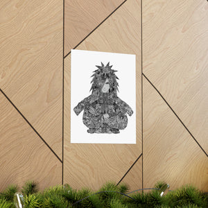 MADARA BLACK & WHITE POSTER MADARA BLACK & WHITE POSTER