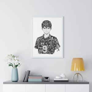KAGEYAMA BLACK & WHITE FRAMED POSTER KAGEYAMA BLACK & WHITE FRAMED POSTER