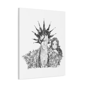 KENPACHI BLACK & WHITE CANVAS KENPACHI BLACK & WHITE CANVAS