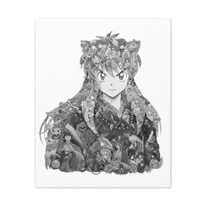 INUYASHA BLACK & WHITE CANVAS INUYASHA BLACK & WHITE CANVAS