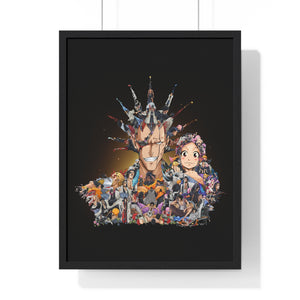 KENPACHI COLOR FRAMED POSTER KENPACHI COLOR FRAMED POSTER