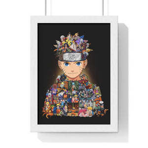 KID NARUTO COLOR FRAMED POSTER KID NARUTO COLOR FRAMED POSTER