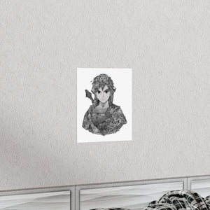 LINK BLACK & WHITE POSTER LINK BLACK & WHITE POSTER