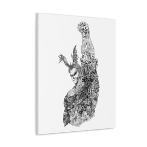 ALL MIGHT BLACK & WHITE CANVAS ALL MIGHT BLACK & WHITE CANVAS
