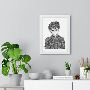 YUSUKE BLACK & WHITE FRAMED POSTER YUSUKE BLACK & WHITE FRAMED POSTER