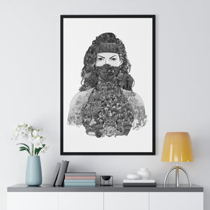 JADE BLACK & WHITE FRAMED POSTER JADE BLACK & WHITE FRAMED POSTER