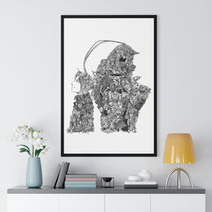 EDWARD ALPHONSE BLACK & WHITE FRAMED POSTER EDWARD ALPHONSE BLACK & WHITE FRAMED POSTER