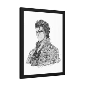 AIZEN BLACK & WHITE FRAMED POSTER AIZEN BLACK & WHITE FRAMED POSTER