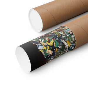 MIGHT GUY COLOR POSTER MIGHT GUY COLOR POSTER