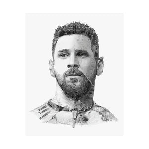 MESSI 2023 BLACK & WHITE POSTER MESSI 2023 BLACK & WHITE POSTER