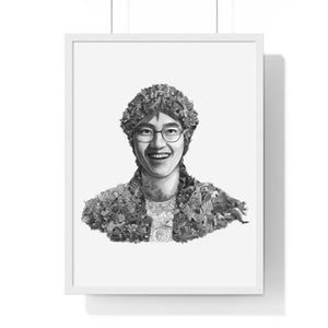 AKIRA TORIYAMA BLACK & WHITE FRAMED POSTER AKIRA TORIYAMA BLACK & WHITE FRAMED POSTER