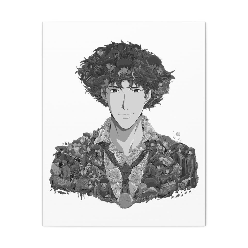 SPIKE SPIEGEL BLACK & WHITE CANVAS SPIKE SPIEGEL BLACK & WHITE CANVAS