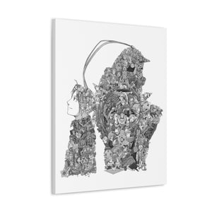 EDWARD ALPHONSE BLACK & WHITE CANVAS EDWARD ALPHONSE BLACK & WHITE CANVAS