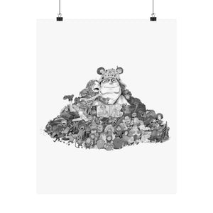 KUMA BLACK & WHITE POSTER KUMA BLACK & WHITE POSTER