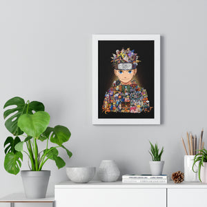 KID NARUTO COLOR FRAMED POSTER KID NARUTO COLOR FRAMED POSTER