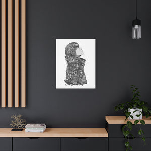 ITACHI (RAIN) BLACK & WHITE CANVAS ITACHI (RAIN) BLACK & WHITE CANVAS
