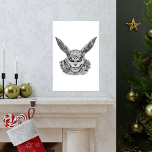 KURAMA BLACK & WHITE POSTER KURAMA BLACK & WHITE POSTER