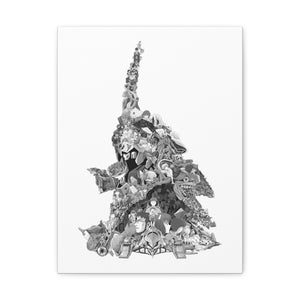 EVA 01 BLACK & WHITE CANVAS EVA 01 BLACK & WHITE CANVAS