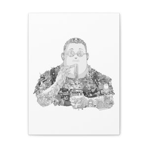 SAKAMOTO BLACK & WHITE CANVAS SAKAMOTO BLACK & WHITE CANVAS