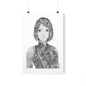 SAKURA BLACK & WHITE POSTER SAKURA BLACK & WHITE POSTER