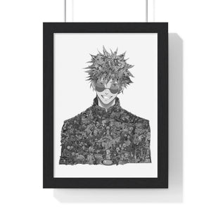 GOJO BLACK & WHITE FRAMED POSTER GOJO BLACK & WHITE FRAMED POSTER