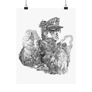 JOTARO BLACK & WHITE POSTER JOTARO BLACK & WHITE POSTER