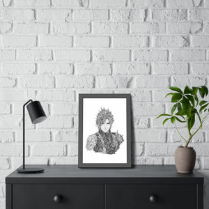 CLOUD BLACK & WHITE FRAMED POSTER CLOUD BLACK & WHITE FRAMED POSTER