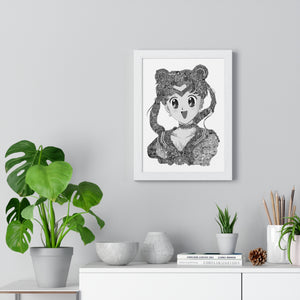 USAGI BLACK & WHITE FRAMED POSTER USAGI BLACK & WHITE FRAMED POSTER