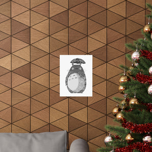 TOTORO BLACK & WHITE POSTER TOTORO BLACK & WHITE POSTER