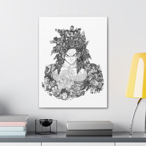 GOKU SSJ4 BLACK & WHITE CANVAS GOKU SSJ4 BLACK & WHITE CANVAS