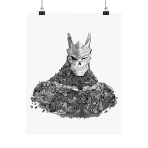 KAIJU NO. 8 BLACK & WHITE POSTER KAIJU NO. 8 BLACK & WHITE POSTER