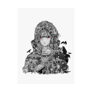 ITACHI BLACK & WHITE POSTER (with colored eyes) ITACHI BLACK & WHITE POSTER (with colored eyes)