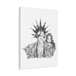 KENPACHI BLACK & WHITE CANVAS KENPACHI BLACK & WHITE CANVAS