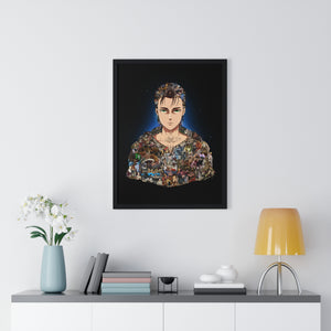 EREN YEAGER COLOR FRAMED POSTER EREN YEAGER COLOR FRAMED POSTER