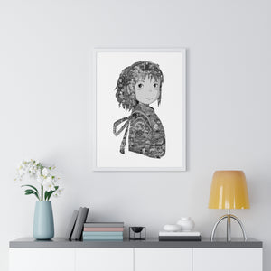 CHIHIRO BLACK & WHITE FRAMED POSTER CHIHIRO BLACK & WHITE FRAMED POSTER